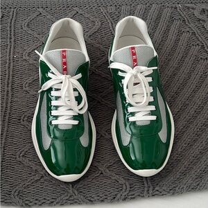 Mens Prada Americas Cup Sneakers
